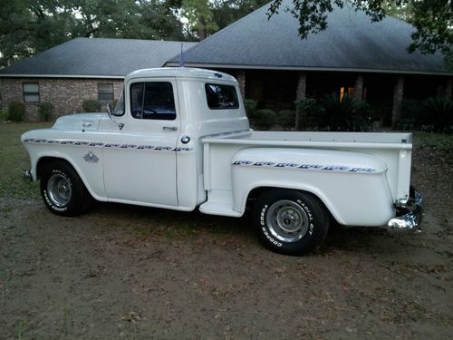 1955 chevy series 2 pickup truck with rebuilt chevrolet 350 engine and 700r4