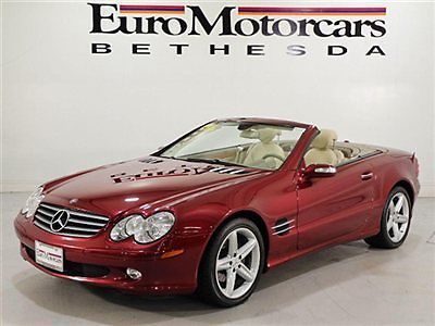 Firemist red convertible sl550 stone 07 05 04 leather coupe financing navigation