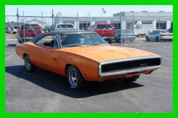 1970 dodge charger r/t 440 4bbl 4-speed~hemi orange barn find~ready to restore!