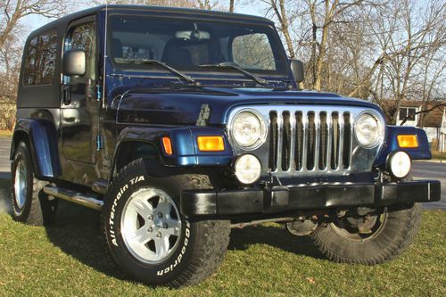 2005 jeep wrangler unlimited hard top 6 speed manual 1 owner