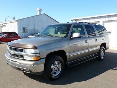 2003 chevy suburab 1500 - 4wd, leather - sun roof - tow pkg - 3rd row - warranty