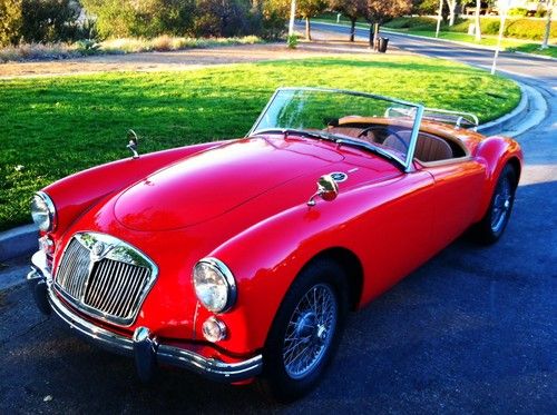 1960 mga red convertable ready for show body on restoration