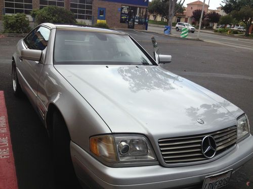 1998 sl500 mercedes benz with panoramic one piecs glass top