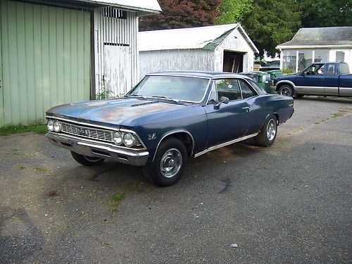 1966 chevy chevelle ss 396 l78 375 hp big block 4 speed muncie project musclecar