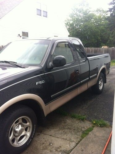 Ford f150 lariat crew cab 4.6 v8 towing auto leather power everything