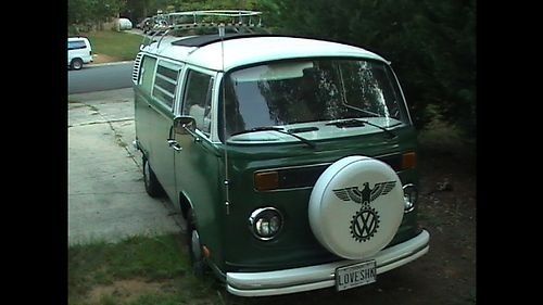 1973 volkswagen vanagon with canopy - restored and runs