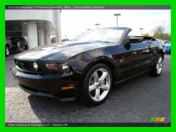 2010 gt premium 4.6l v8 24v automatic rwd convertible heated leather cd shaker