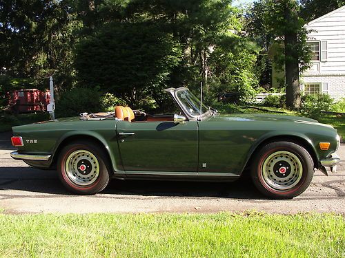 1971 triumph tr6 convertible factory overdrive california car its whole life wow