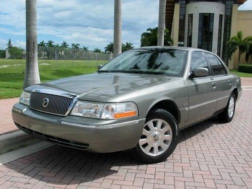 2003 mercury grand marquis ls ultimate 26k miles leather power seats clean fl