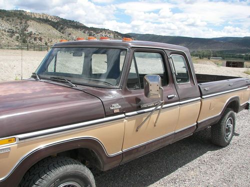 1978 ford f250 4x4 extracab (camper special)