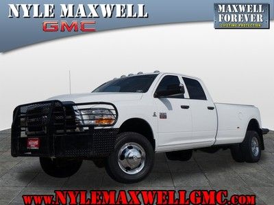 6.7l cummins diesel dually 4x4 one owner crew cab tow package new tires warranty
