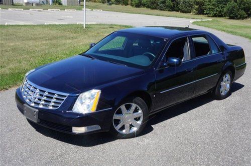 2006 cadillac dts for sale~chrome wheels~leather~heated seats~6 passenger~salvag