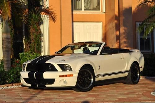 2007 ford mustang shelby gt 500 convertible supercharged plus extras