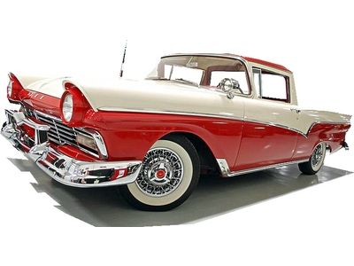 1st year 57 ford ranchero 292 v8 auto ps  new paint wire wheels sweet cruiser