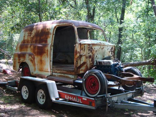1951 ford f1 5 star panel truck restoration project!  classic..hot rod..rat rod!