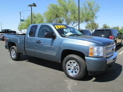 2011 4x4 4wd blue 4.8l v8 automatic miles:29k extended cab pickup certified