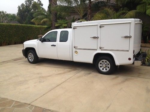 Chev 2010 silverado hotshot delivery concepts catering truck with cab