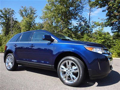 2011 ford edge limited awd vista panoramic roof 20-inch chromes loaded mint-cond