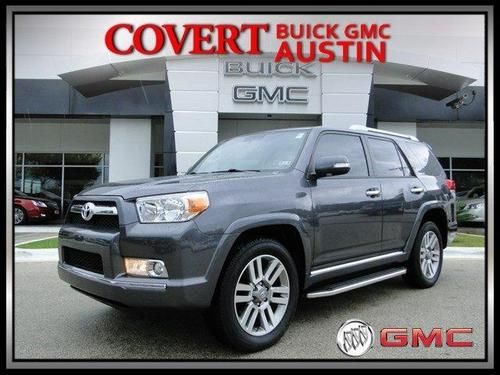 12 4runner limited suv leather nav gps one owner