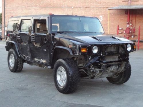 2003 hummer h2 sport utility damaged salvage rebuilder priced to sell wont last!