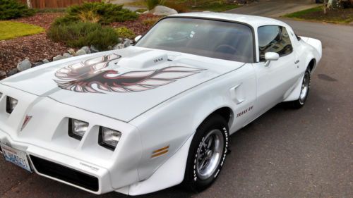 79 trans am firebird 6.6 t/a low mile garaged 2-owner deluxe int nice no reserve