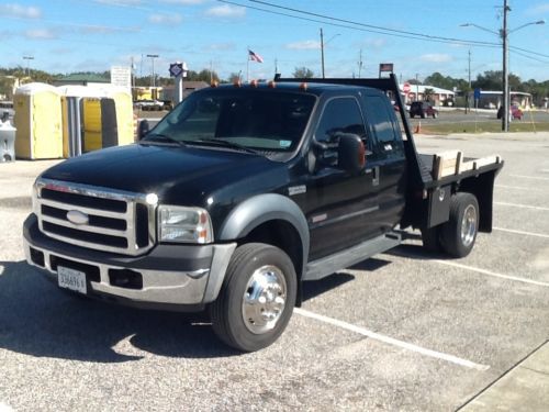 2007 ford f550 flat bed truck