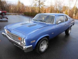 1973 blue 350 cu v8 good body &amp; interior runs &amp; drives great!