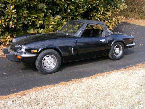 1976 triumph spitfire 1500 convertible  runs and drives great  classic mg
