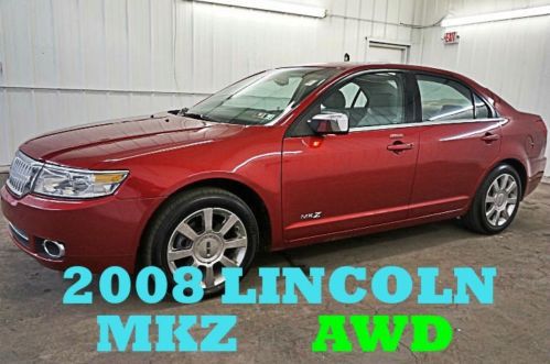 2008 lincoln mkz awd one owner fully loaded navi nice sharp great condition!!