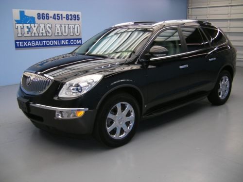 We finance!!  2008 buick enclave cxl pano roof tv heated leather bose texas auto