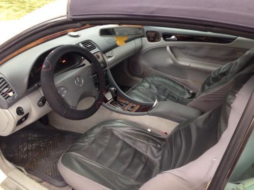 Fully functional and used mercedes benz clk 320 convertible