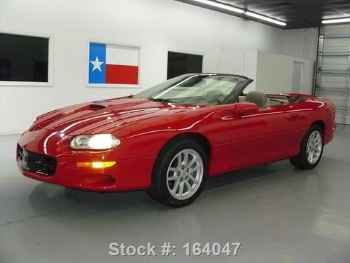 2002 chevy camaro z28 ss 35th anniv convertible only 1k texas direct auto