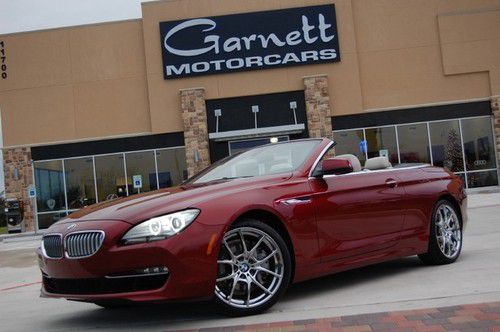 2012 bmw 650i convertible! very rare color comb! we finance! we deliver! mk offr