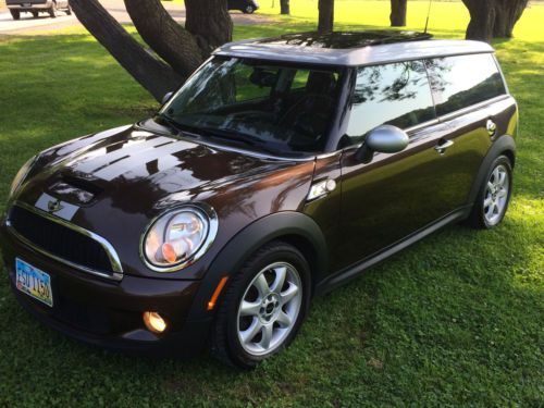 2008 mini cooper clubman s, hot chocolate brown, 82k (sport &amp; cold weather pkg)