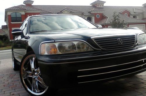 1998 acura rl premium sedan 4-door 3.5l 20" rims and new low profile tires mint