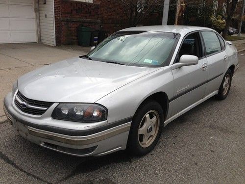 2001 chevy impala ls no reserve sold as is starts drives clean title