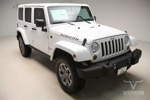 2013 unlimited rubicon 4x4 navigation leather heated uconnect lifetime warranty