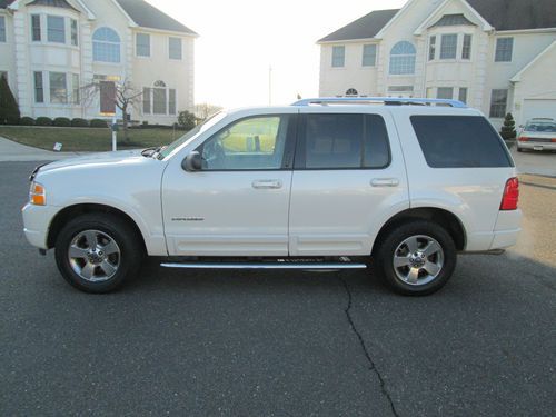 Pearl white 2004 ford explorer limited--top-of-the line--fully loaded!