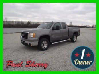 2009 gmc sierra 2500hd truck extended cab gray automatic 4wd onstar v8 leather