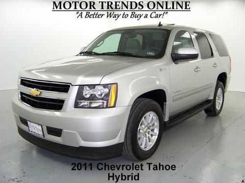 4x4 hybrid navigation dvd rearcam leather htd seats tow pkg 2011 chevy tahoe 28k
