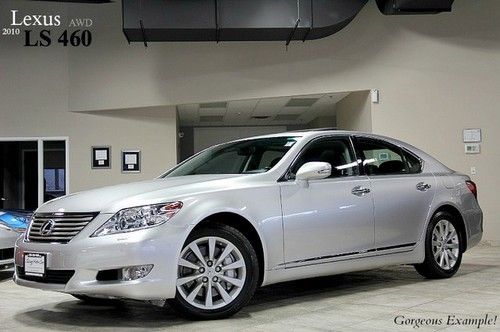 2010 lexus ls460 awd one owner only 31k miles navigation comfort warranty wow$$