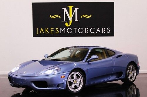 2004 360 coupe f1, only 7800 miles, rare color, highly optioned, pristine car !!