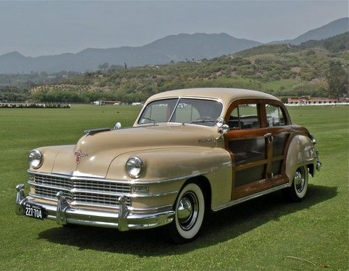 1948 chrysler town &amp; country woody sedan-extremely original unrestored condition