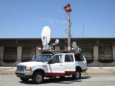 Red cross ecrv emergency mobile communications ham radio satellite tower prepper
