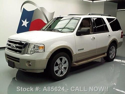 2007 ford expedition eddie bauer sunroof dvd 20's 66k texas direct auto