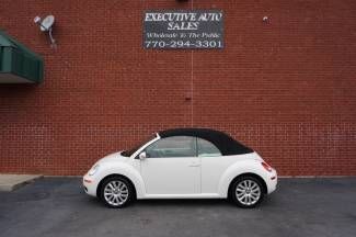 2009 vw beetle convertible leather loaded...only 48k miles candy white