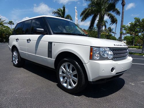 Excellent 2008 range rover supercharged - one owner florida suv with 37k miles