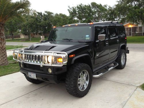 2005 hummer h2 fully loaded chrome package chrome  20 inch wheels