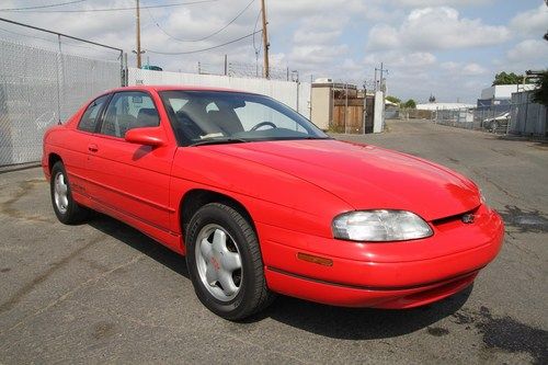 1996 chevrolet monte carlo z34 automatic 6 cylinder no reserve