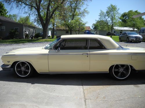 62 chevy impala new crate 350 eng.auto trans color butternut restored show car